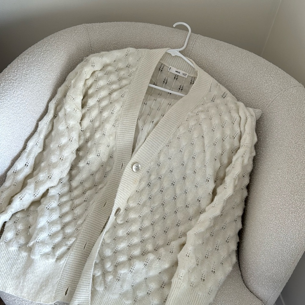 Cream cardigan